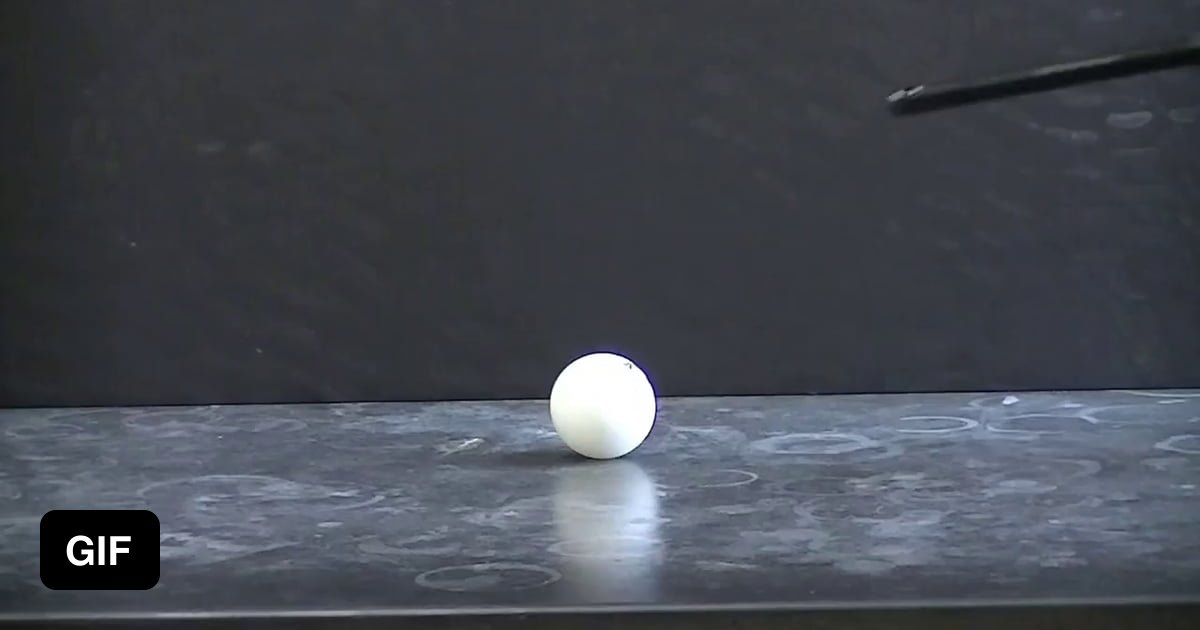 Ping pong balls are very flammable 9GAG