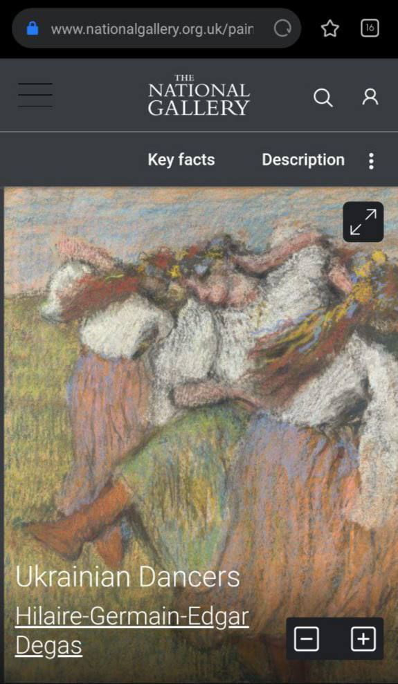 The painting Russian Dancers by Edgar Degas was renamed... right, in ...