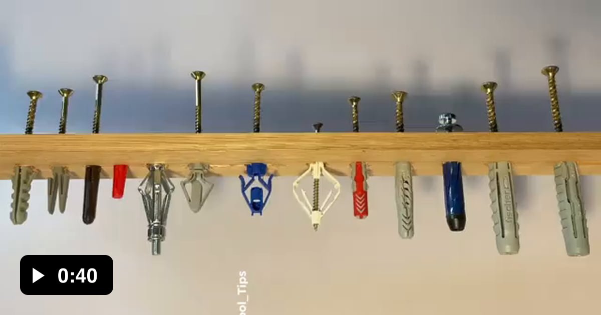 All types of drywall and concrete anchors 9GAG