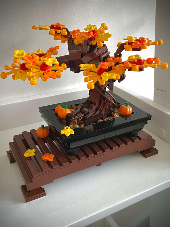 lego bonsai autumn