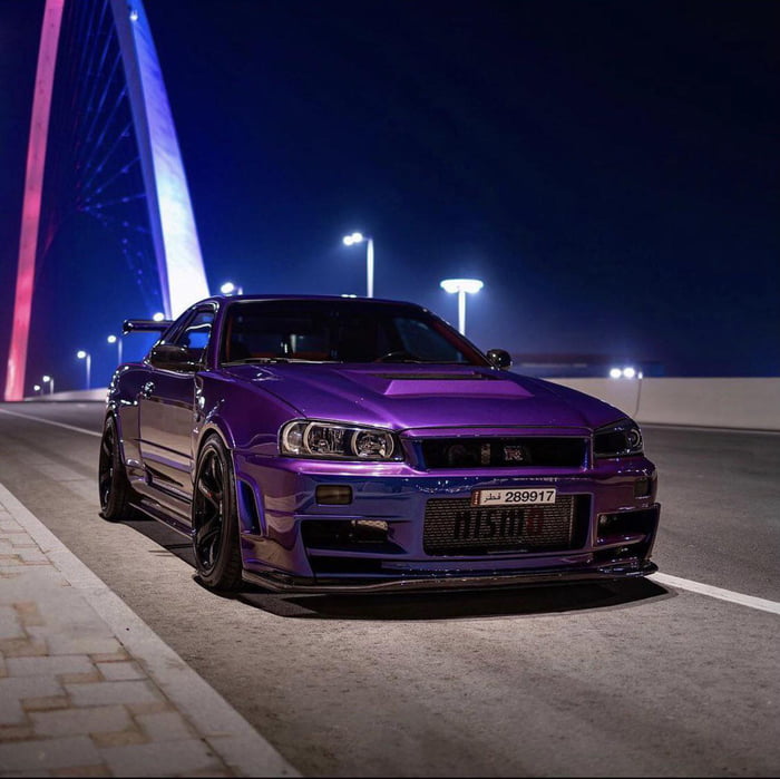 Midnight Purple R34 GTR NISMO. - 9GAG