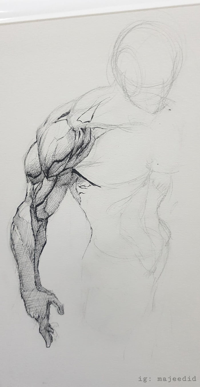 Arm study drawing - 9GAG