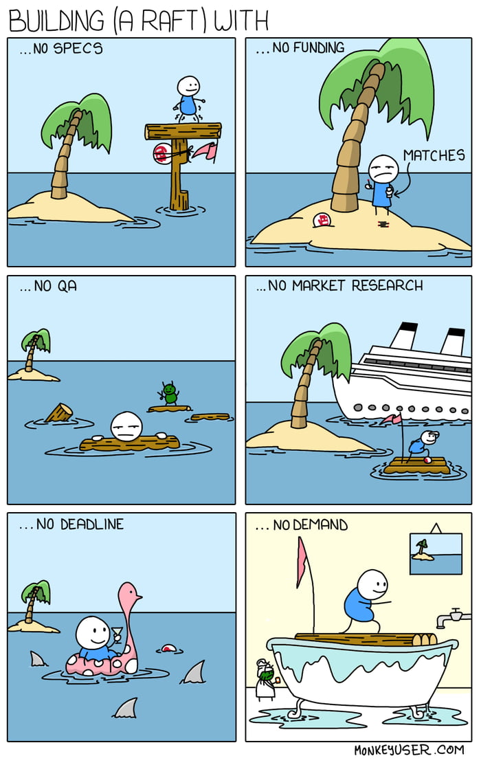 Building a raft - 9GAG
