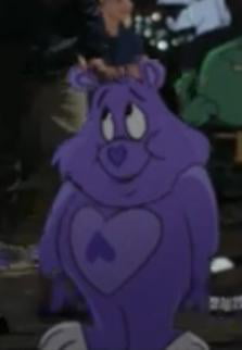 A Bootleg Share Bear From The Care Bears Franchise Can Be Seen Briefly