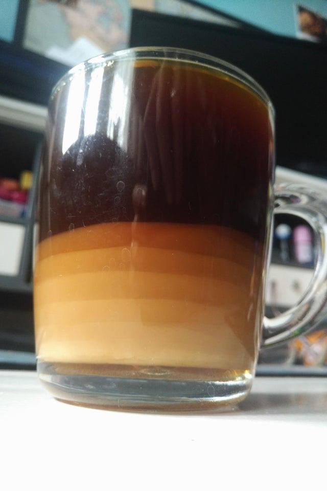 Coffee layered