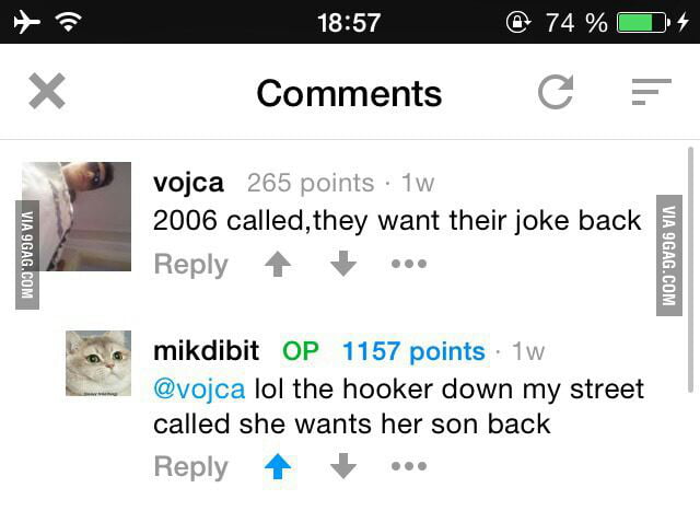 Oh damn - 9GAG