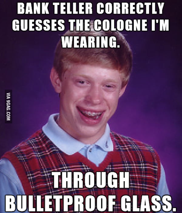How you know you've sprayed too much cologne. 9GAG