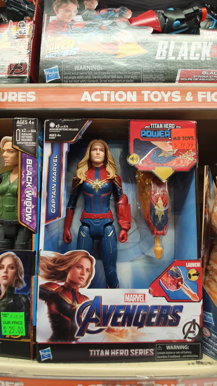 captain marvel toy white chicks