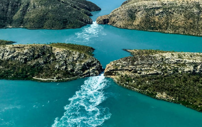 Horizontal falls in Talbot Bay, Western Australia - 9GAG