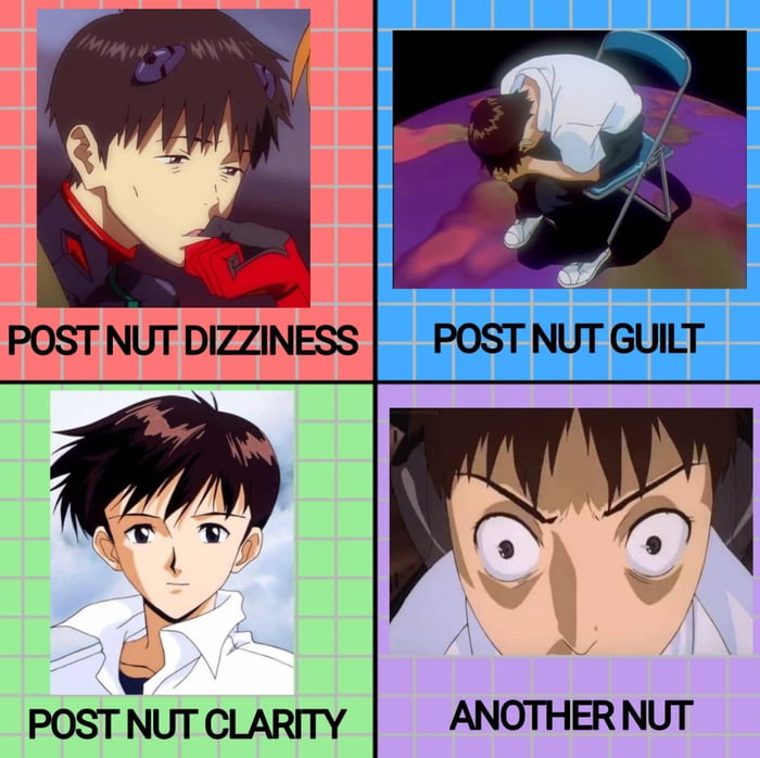 Guilt post nut Men reveal