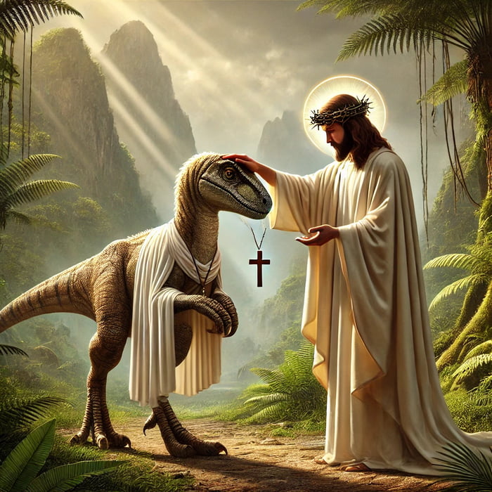 Moral of the story - Even a raging velociraptor can change its way and ...