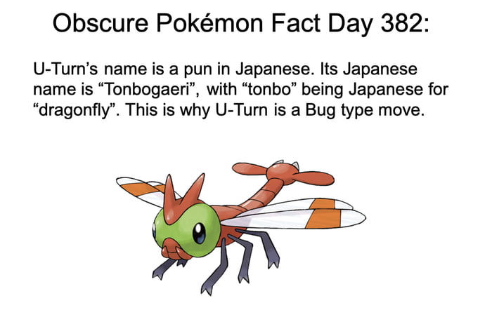 Obscure Pokémon Fact Day 382 - 9GAG