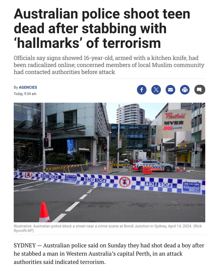 Another one got loose. Muslim terrorism in now a weekly occurrence in ...